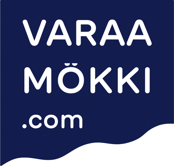 Varaamokki.com on sivusto, joka tarjoaa alustan perinteisten suomalaisten mökkien vuokraamiseen. Varaamokki.comin logossa sivuston nimi on lihavoitu, kirjaimet 