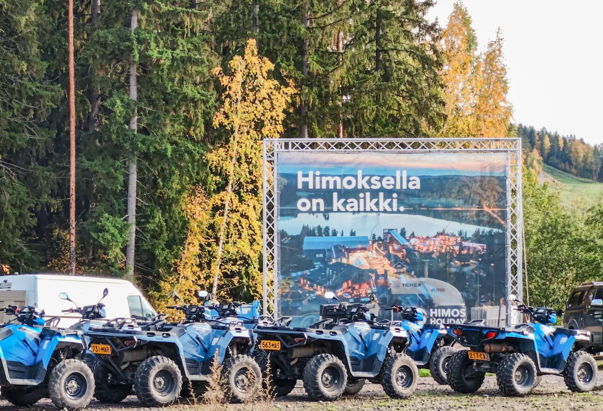In Himos, you can also rent ATVs.