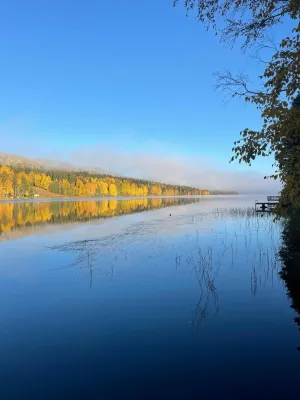 Lake view to Lake Syväri in Tahko